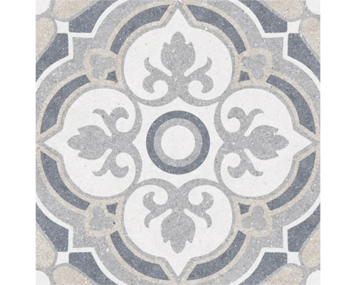 Decoratieve tegel met ornamentmotief voor wand en vloer